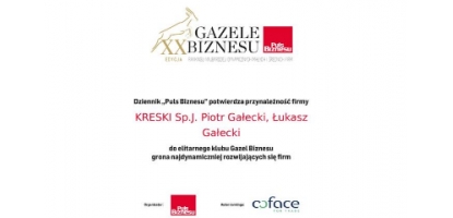 Tytuł Gazeli Biznesu 2019